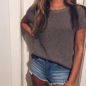 Ann Taylor Loft Short Sleeve Sweater